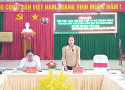 Bình Phước Xuân tổng kết phong trào dân vận khéo năm 2024